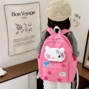 女童可爱猫咪双肩包幼儿园卡通宝宝女孩书包外出旅行大容量背包36