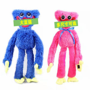 大蓝猫公仔波比的游戏时间大懒猫毛绒玩具同款香肠怪玩偶生日礼物