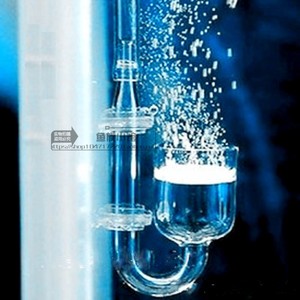 玻璃二氧化碳细化器CO2扩散器扩散桶雾化器水草缸溶解器陶瓷细化