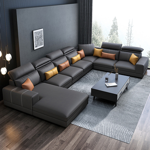 北欧免洗纳米科技布沙发客厅组合简约现代轻奢大小户型布艺沙发