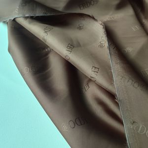 鄂尔多斯ERDO 咖宾霸里布日本面料大衣西装里衬 100%植物纤维铜氨