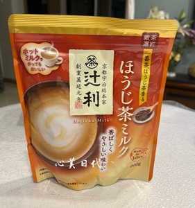 现货日本进口辻利宇治拿铁粉末奶茶烘焙茶牛奶180g装