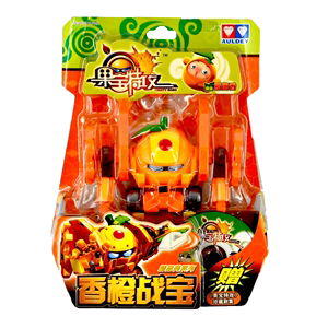 正品果宝特攻拼装小果菠萝战宝香橙战宝葡萄变形机器人儿童玩具