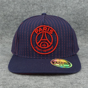 法甲足球迷巴黎圣日耳曼PSG男女户外运动休闲棒球帽嘻哈平沿帽子