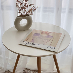 小圆桌子现代简约创意卧室白色ins阳台桌椅迷你北欧网红拍照茶几