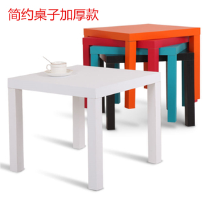 新款儿童学习桌小方桌迷你小木桌简约小桌子茶几简易家用实木书桌