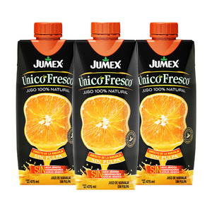 新包装 果美乐CFS100%纯冷鲜榨橙汁 NFC鲜榨果汁 非浓缩饮料代餐