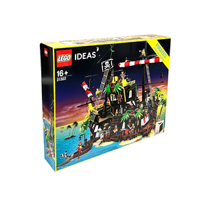 LEGO乐高 ideas系列 21322梭鱼湾海盗沉船模型 儿童拼装积木玩具
