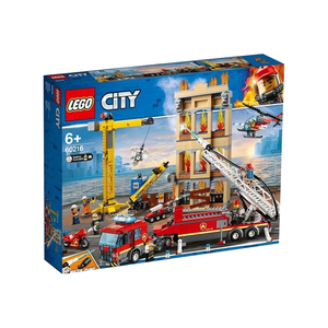 LEGO乐高 CITY系列 60216城市消防救援队 男孩拼插积木玩具礼物