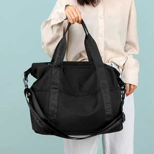 新款大容量女包单肩包尼龙布包耐用多袋防水妈咪挎包休闲轻旅包包