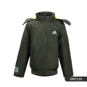 Adidas阿迪达斯DM7139男女儿童冬加厚保暖连帽棉服青少年运动外套