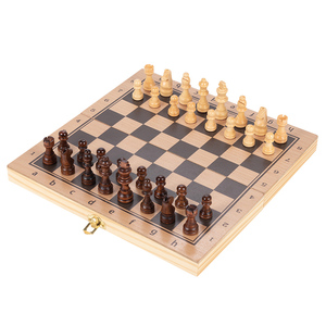 磁力国际象棋套装可折叠便携式磁吸棋盘儿童磁力棋子实木制双皇后