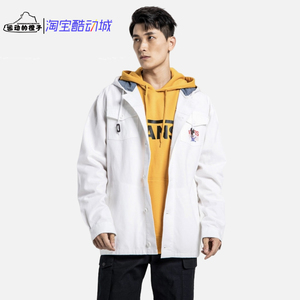 VANS 后背印花 男子潮流工装连帽运动休闲夹克外套 VN0A36JLZ6V