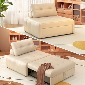 单人沙发床折叠两用2024新款小户型客厅伸缩床泡芙网红款可以当床