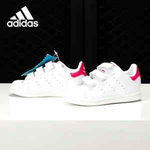 Adidas/阿迪达斯正品新款史密斯红尾魔术贴休闲小白鞋B32704