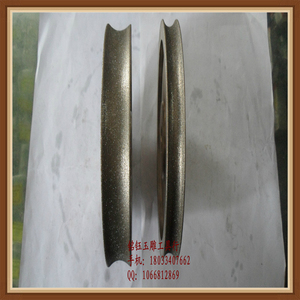 金剛石磨圓珠定型輪孔徑16MM訂做/桶珠米珠手鐲砂輪/凹邊定型輪