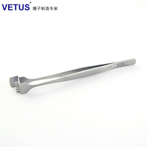 VETUS晶元镊子 91-5T 硅晶片夹取镊子 芯片镊子 晶元片专用镊子