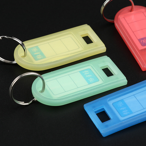 塑料标记牌号码牌钥匙箱专用牌创意塑料牌区分钥匙管理钥匙圈环