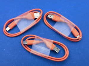 USB2.0 type-c数据线 3A快充 50cm 橙色线 适用安卓手机充电宝5V小家电随身WIFI