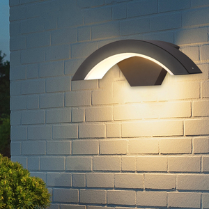 简约led户外壁灯防水庭院灯个性创意室外感应阳台壁灯门口灯墙灯