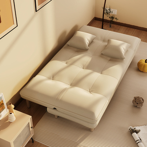 沙发床折叠两用2024新款小户型客厅简易出租屋双人家用实木沙发