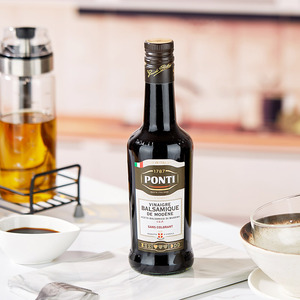 庞蒂摩德纳香醋葡萄黑醋500ml意大利原装进口Ponti酿造食醋沙拉