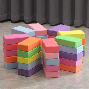 儿童泡沫积木EVA砖幼儿园海绵砖块5/7cm淘气堡拼搭玩具砖