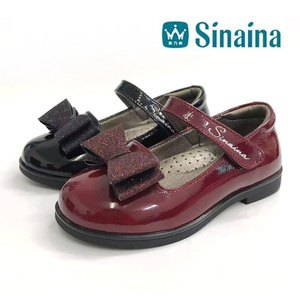 斯乃纳童鞋2023春款女童牛皮学生鞋表演单皮鞋SX1120264处理