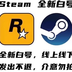 steam R星游戏 邮箱可换绑 PC正版 豪华版 空白号 成品号