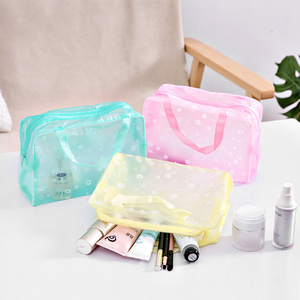 手提洗漱包旅行防水洗浴包便携随身化妆品整理袋透明化妆包收纳袋