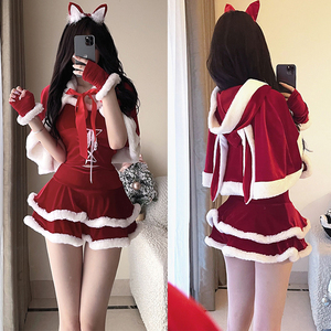 新年战袍cosplay性感兔女郎兔子装制服圣诞战衣舞台装演出服cos