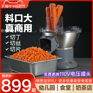 切丁机商用果蔬土豆切丁机切胡萝卜丁切丁机器切菜机切块切丝切片
