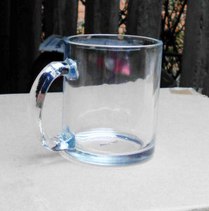 热转印透明玻璃杯热转印杯子diy个性定制耗材白马克变色杯涂层杯