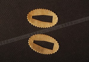 龙泉世剑 日本装具 刀镡垫片 通用金具 黄铜普通铜片 切羽