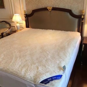 澳洲纯羊毛床垫床褥高端羊毛床垫高低床单双人进口羊毛床垫褥保暖