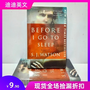 别相信任何人  Before I Go to Sleep 英文版 悬疑小说