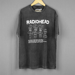Radiohead T恤 Whatever电台司令另类摇滚纯棉水洗宽松休闲短袖