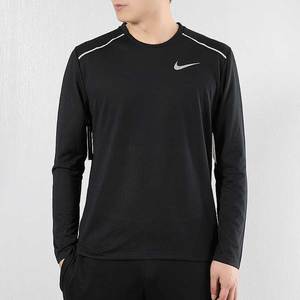 Nike耐克长袖T恤衫男2024春新款运动跑步健身速干透气上衣AQ9924