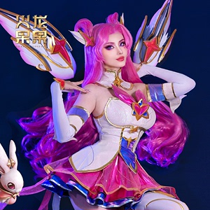 火龙果果 英雄联盟 LOL cos服 星之守护者 卡莎 cosplay 服饰