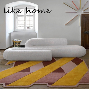 现代简约大小户型蛇形整体异形沙发设计师个性高端创意样板间沙发