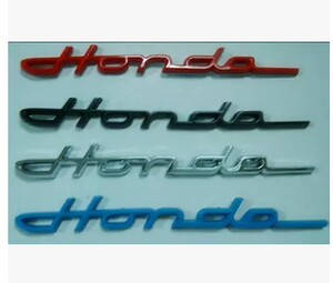 汽车车标志 草体HONDA 日本本田改装英文标 后尾箱标贴标 字标