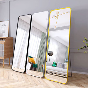 卧室布置装饰女生房间改造小家具家用客厅墙面遮丑全身镜健身镜子