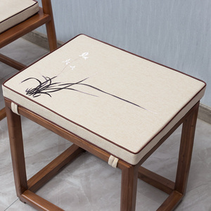 中式红木小方凳长板凳坐垫茶桌椅子座垫餐椅圈椅海绵加厚防滑定制