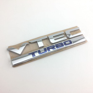 十代新思域VTEC车标 TURBO涡轮贴标 改装英文字母标车贴后尾标志