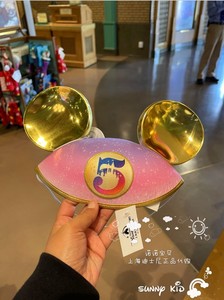 特价 上海迪士尼 2021米老鼠米奇耳朵5周年限定帽子