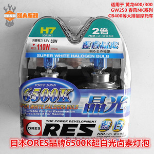 黄龙600/300/250改装灯泡大灯车灯/ORES/摩托车春风650/400 GW250