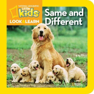 原版英文绘本 美国国家地理 儿童纸板读物 National Geographic Kids Look and Learn: Same and Different STEAM主题