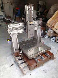 重型4040雕刻机光机 工作台面动金属模具机铸铁机架配件 铸铁床身