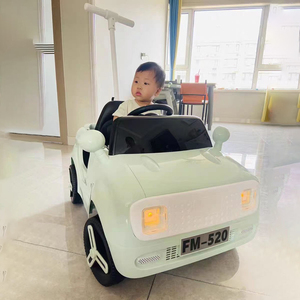 婴儿童电动车子可坐人四轮汽车女孩遥控玩具小孩宝宝充电可推童车