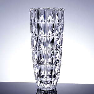 家用客厅北欧式琉璃色玻璃花瓶创意富贵竹水培花瓶居家摆件